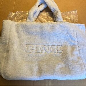 PINK Victoria's Secret Soft White Tote Bag
